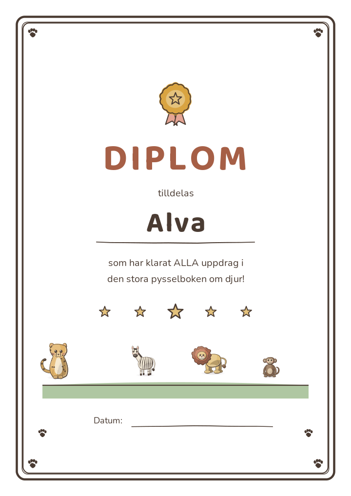 Exempel: diplomet